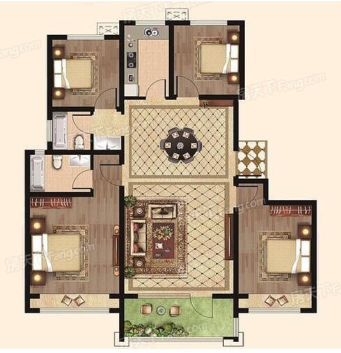 济宁华锦苑户型图