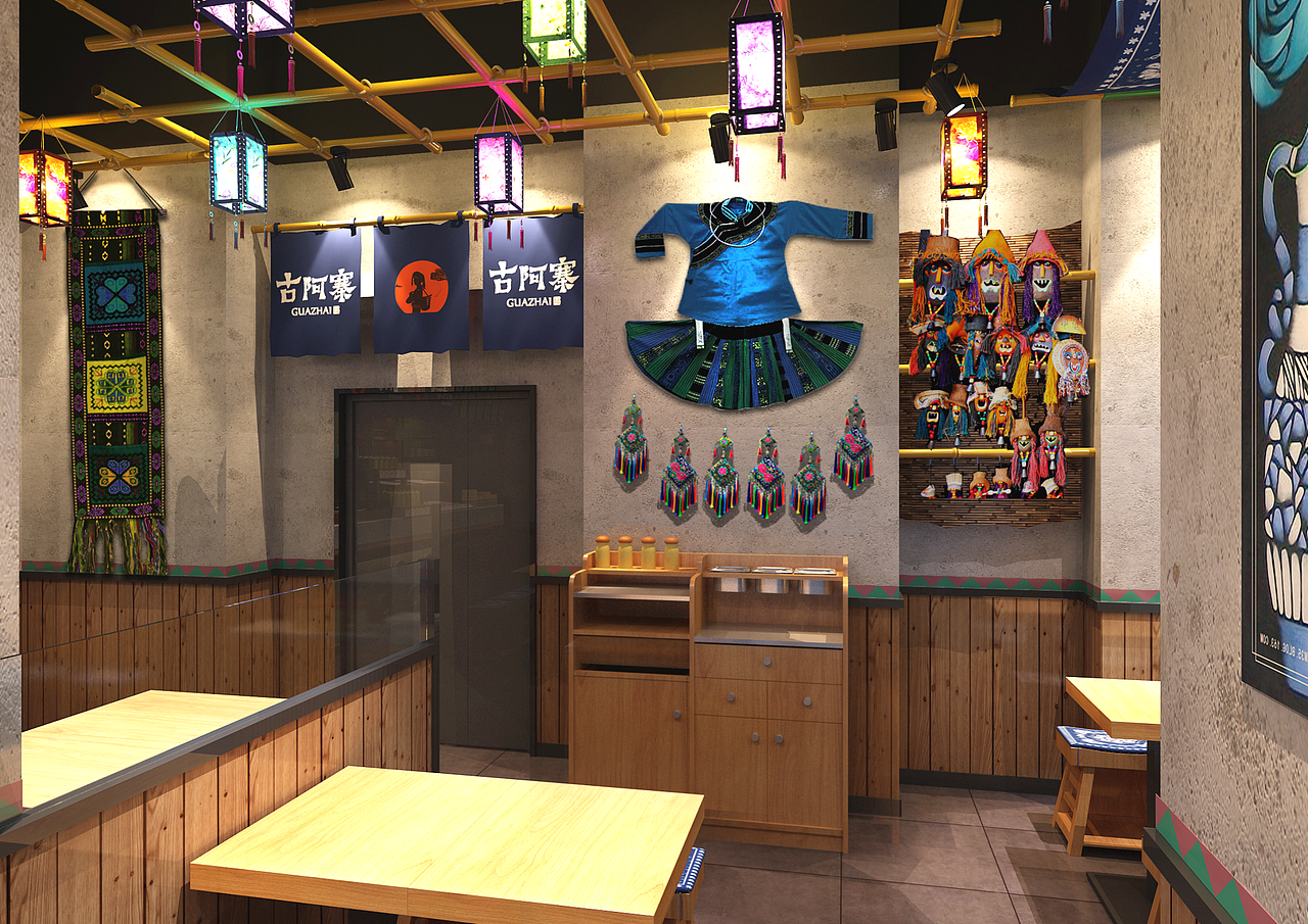 古阿寨 丨 小锅米线丨阿上子品牌（图ZMTg0NTIxMDk2） - 品牌 - 站酷设计师青蓝全案设计原创素材 - 站酷ZCOOL