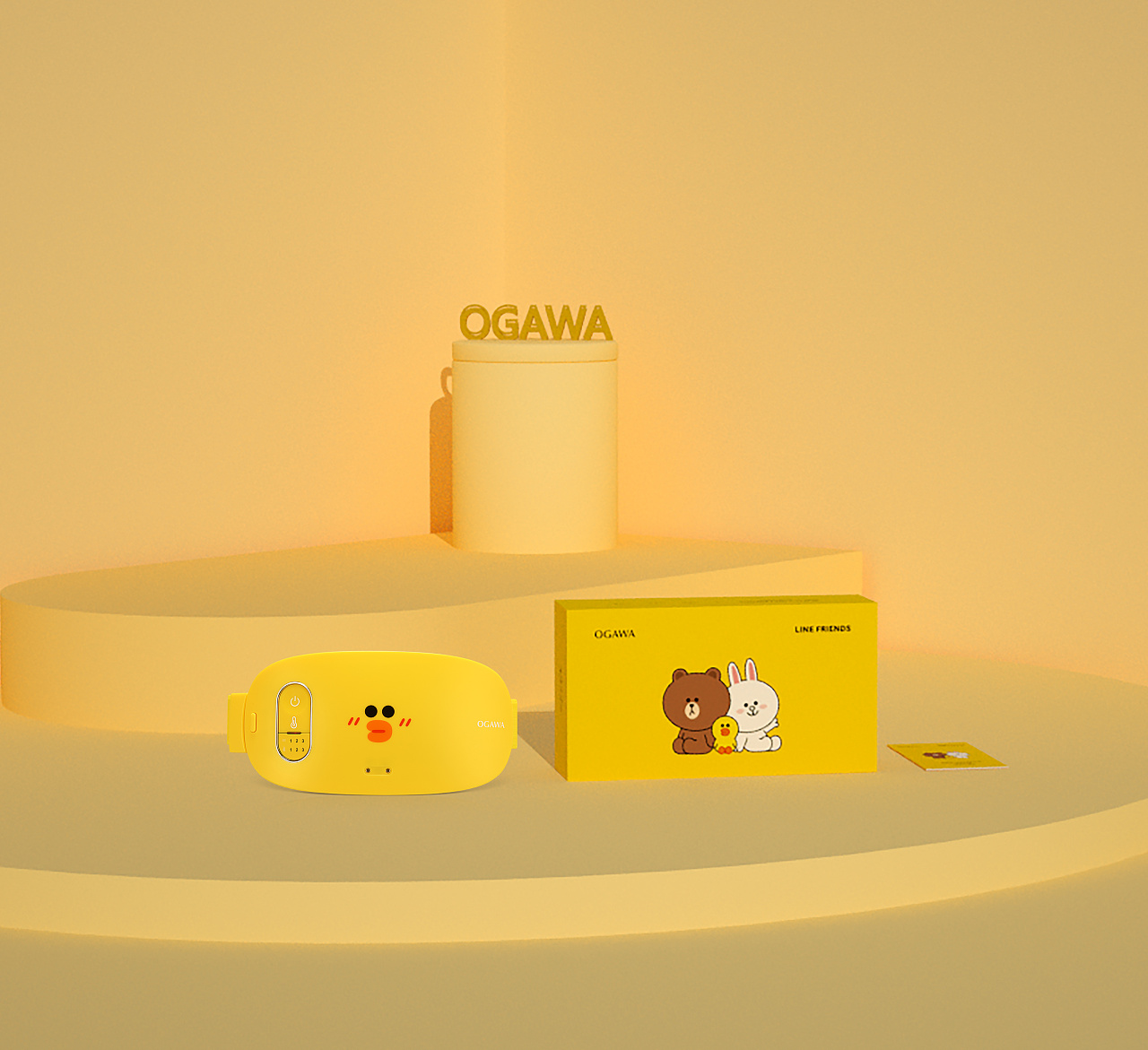 line friends 包装设计 c4d渲染产品包装 平面设计