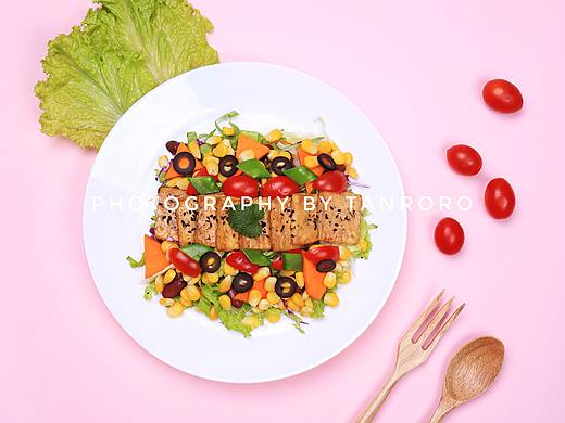 成都外卖轻食沙拉拍摄