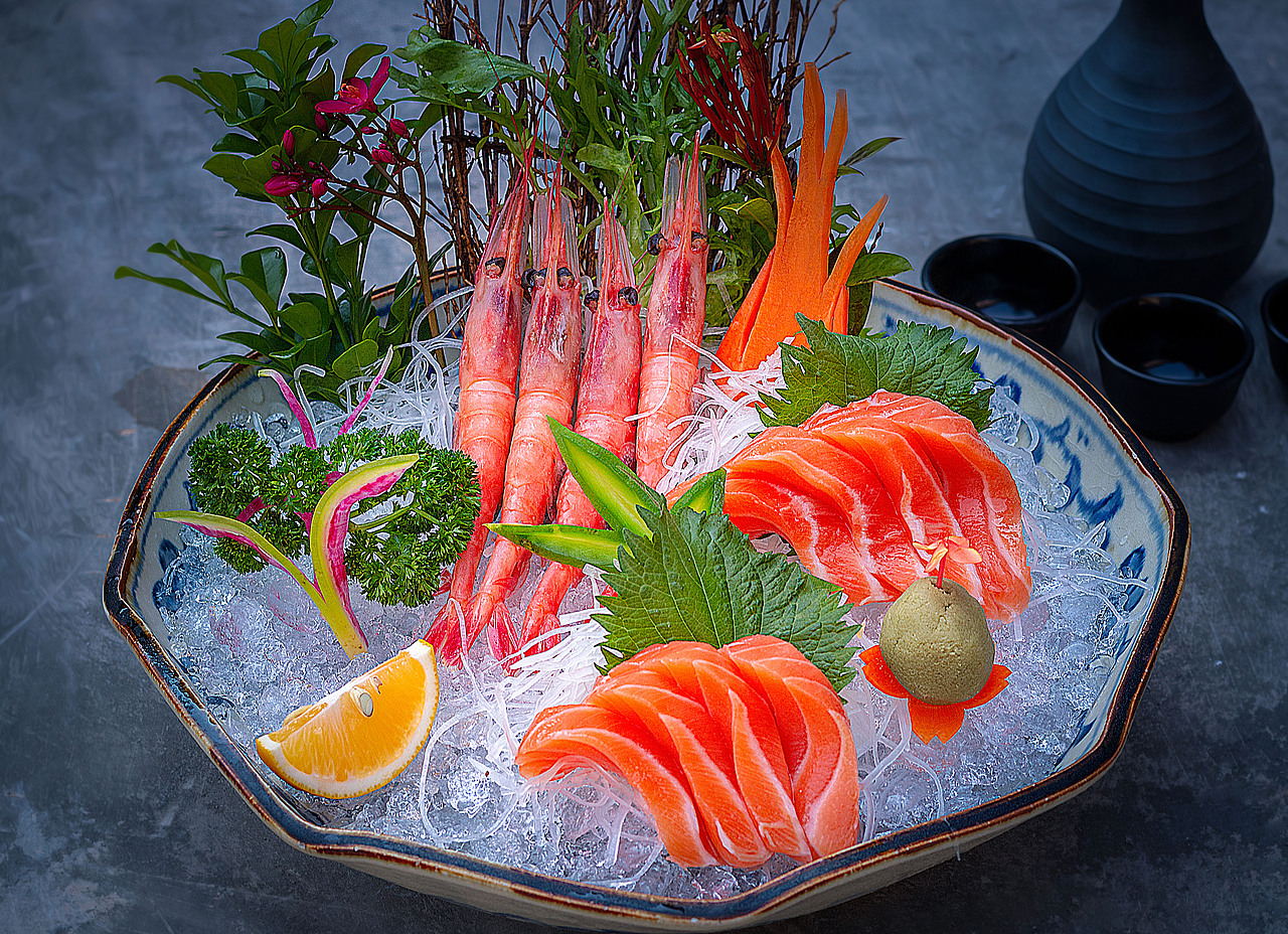 自然光拍摄日本铁板烧