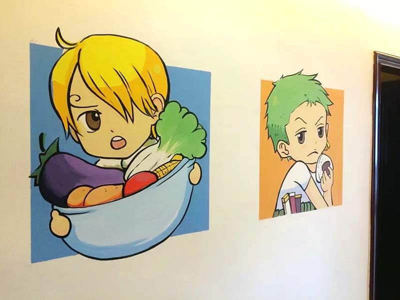 佛山 海贼王主题酒店 艺术墙画
