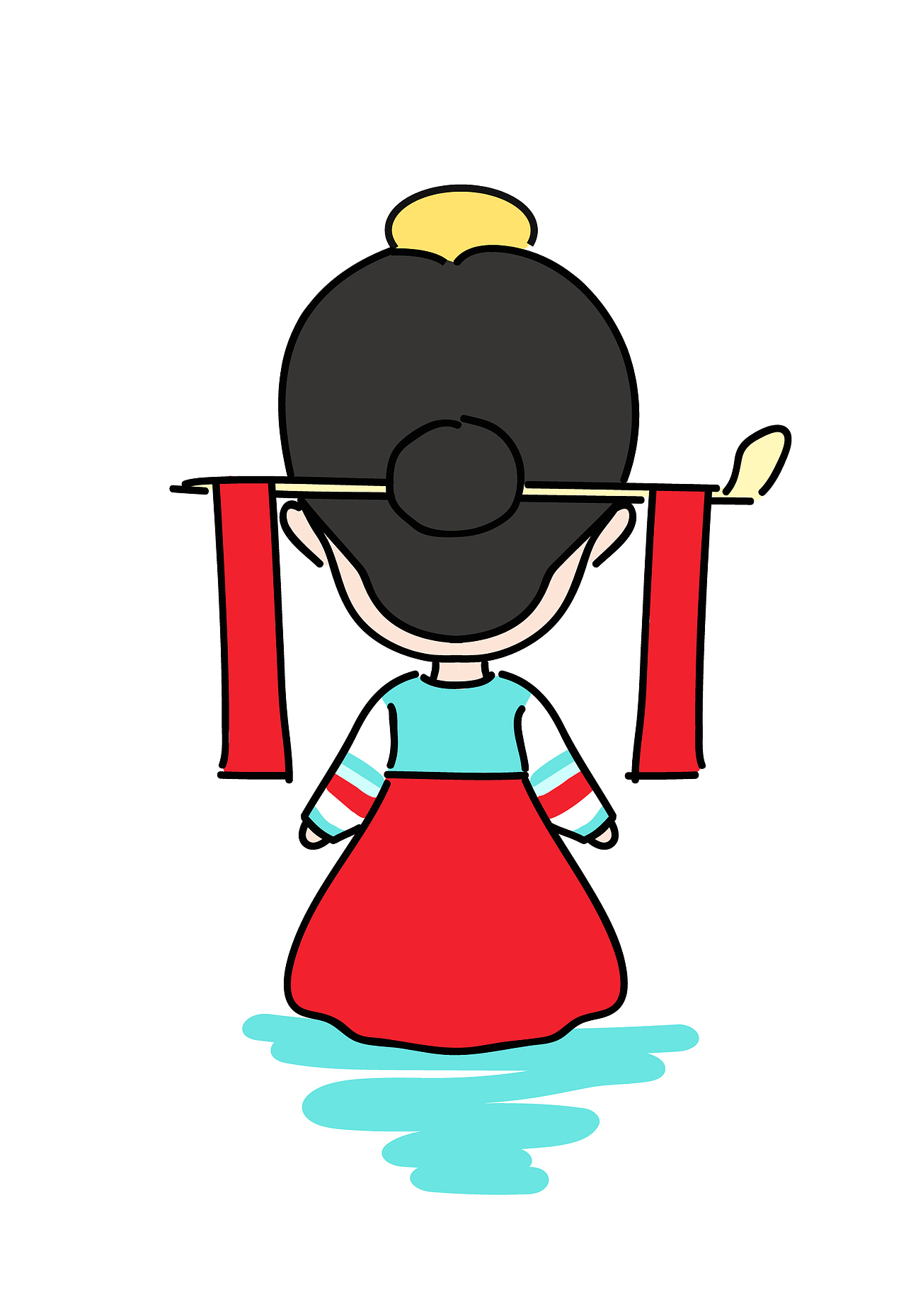 朝鮮族-小新娘-AI鼠繪（圖ZMTAyMDY1ODky） - 商業(yè)插畫 - 站酷設(shè)計師教穎鳳原創(chuàng)素材 - 站酷ZCOOL