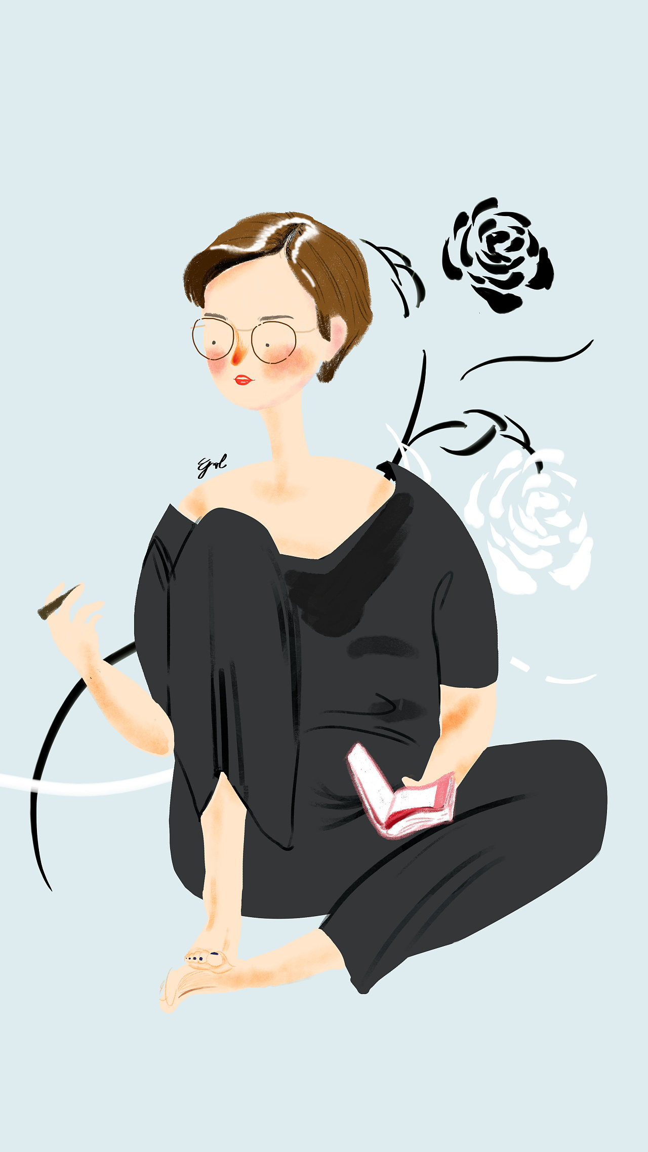 插画习作系列 人像