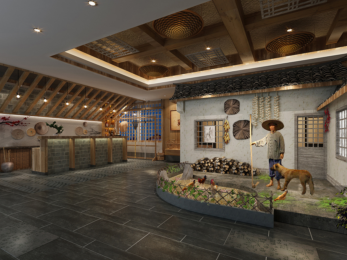 六安苍知名地产新中式度假酒店全套CAD施工图-宾馆酒店装修-筑龙室内设计论坛