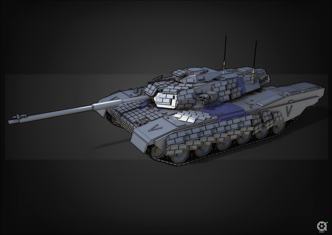 M-414A3中型坦克 带ERA