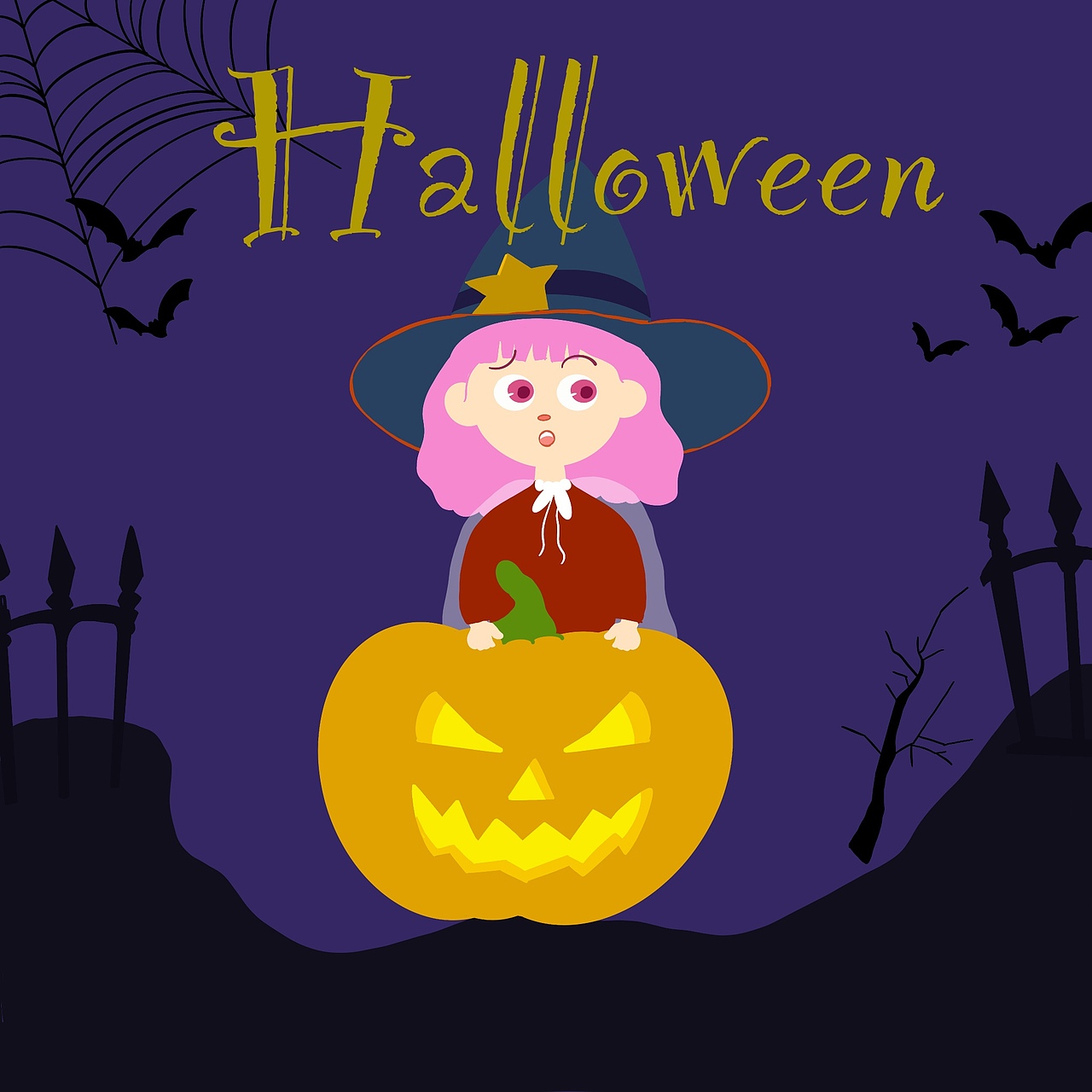 万圣节🎃插画（图ZMjMwNjA0NTQ0） - 概念设定 - 站酷设计师涂涂y原创素材 - 站酷ZCOOL