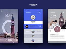 扁平手机APP交互界面练习-part3