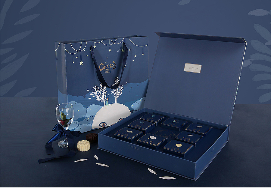 【方森园】中秋月饼盒包装设计——《露娜的月亮》 - 原创作品 - 站酷