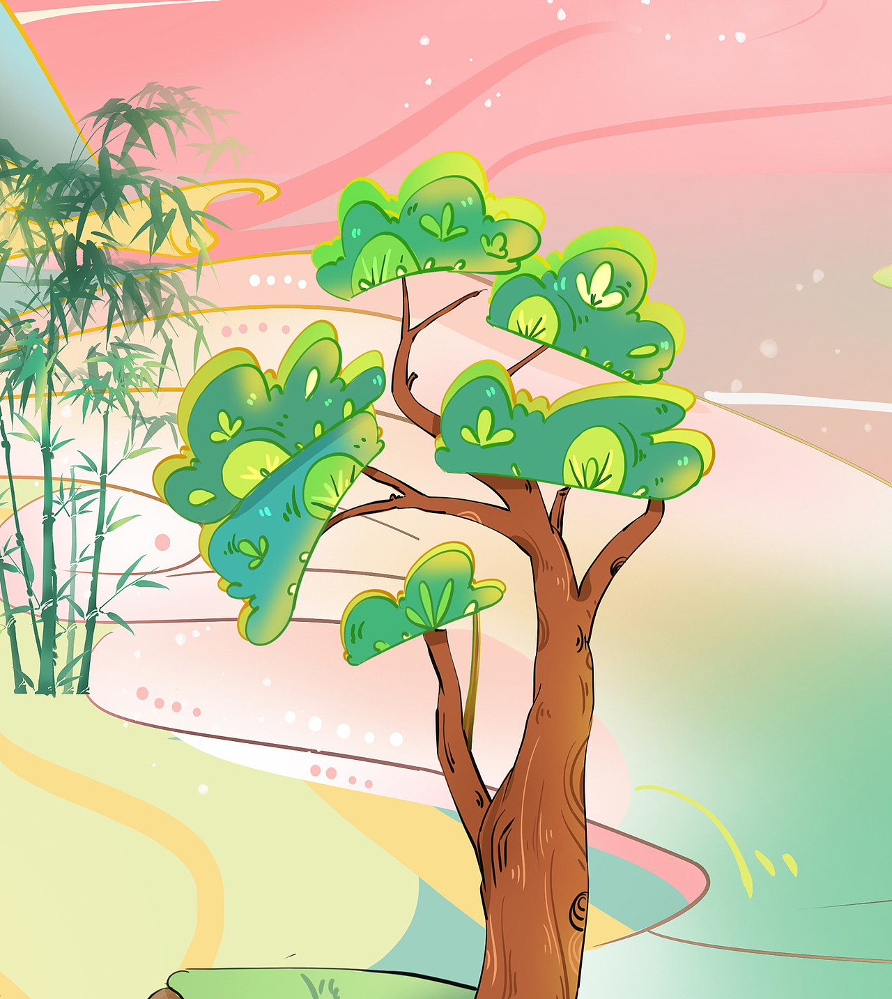 虎年春和景明图（图ZMjg2NDU0MDUy） - 商业插画 - 站酷设计师浮陌原创素材 - 站酷ZCOOL