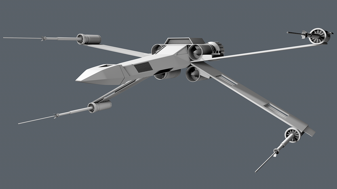 c4d建模宇宙战机（图ZMTM3NDg5MDM2） - 机械/交通 - 站酷设计师谢X同学原创素材 - 站酷ZCOOL