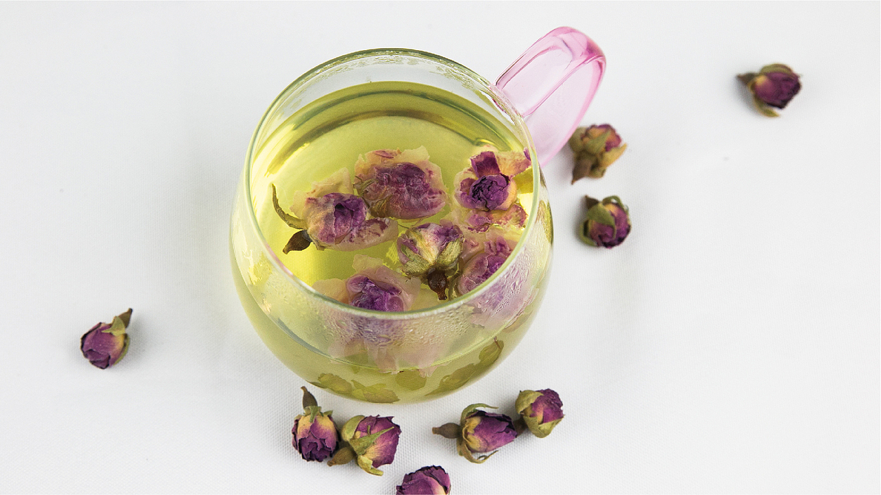 行若/听鉴花语茶
