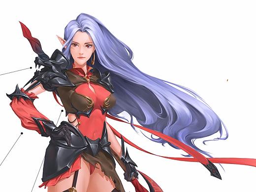 女狂战士角色设计