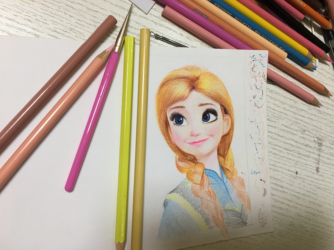 冰雪奇缘练笔……|纯艺术|绘画|万红叶 - 原创作品 - 站酷 (zcool)