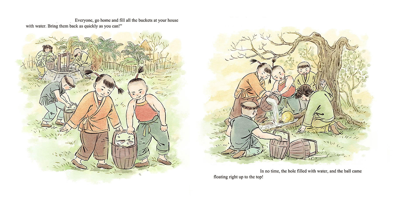 图书《Chinese Folktales 》插图部分（图ZMjg2NTAyNTY4） - 商业插画 - 站酷设计师木屿熙Muyuxi原创素材 - 站酷ZCOOL