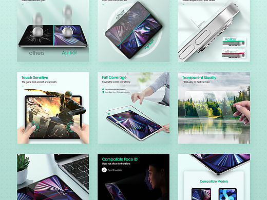 【电商设计】平板钢化膜设计