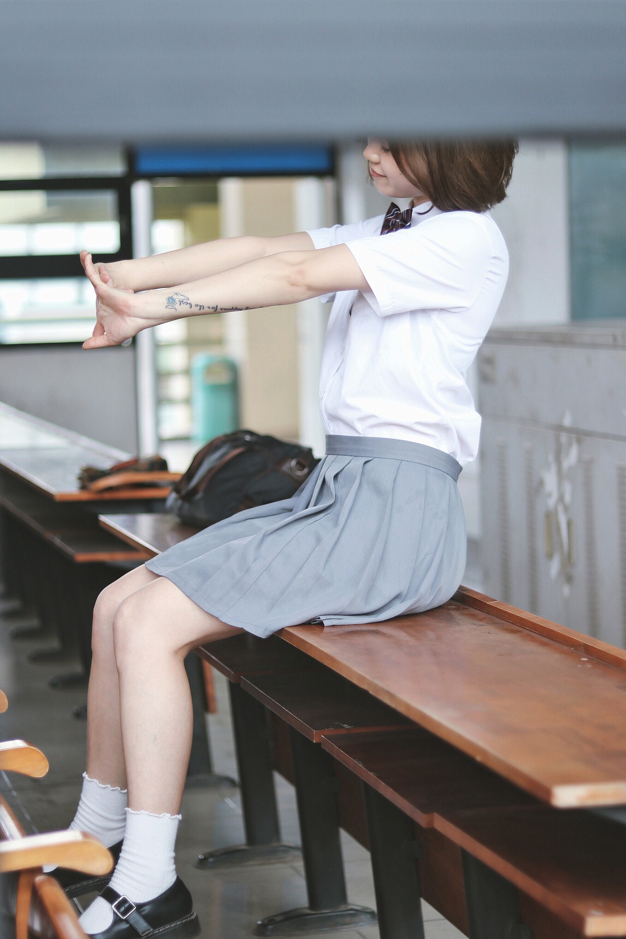 jk少女日系校园写真