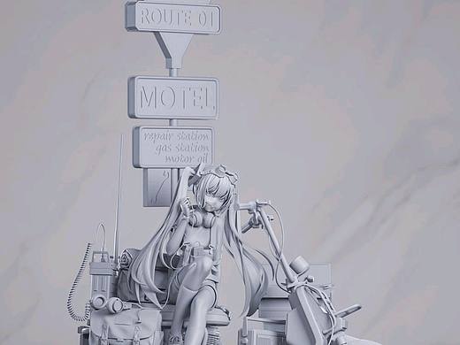 GK手办原型 初音未来-旅行电台