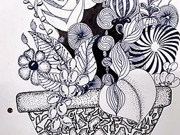 黑白插画练习