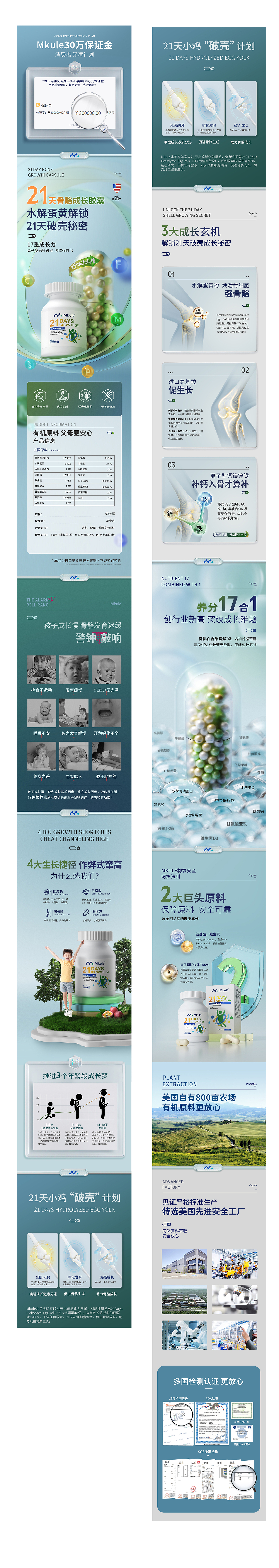 保健品类目详情页面展示