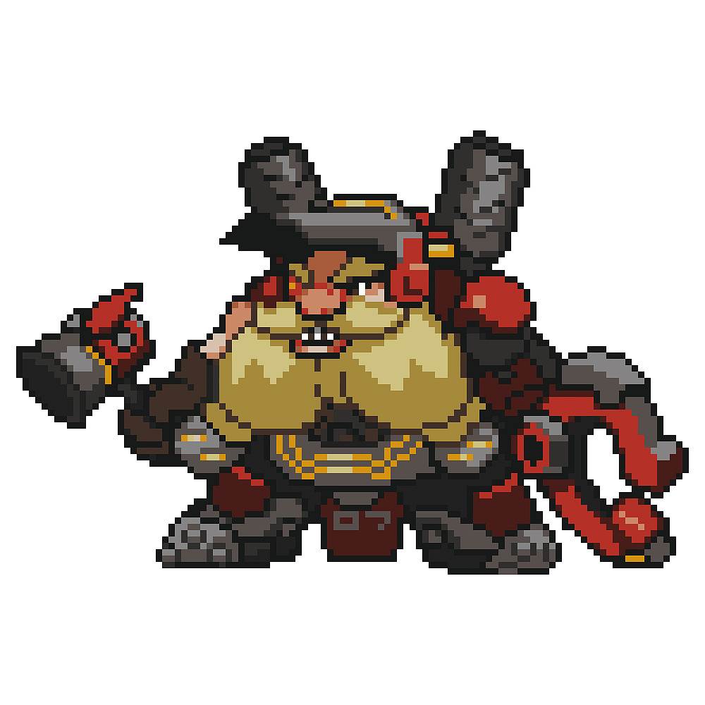 守望先锋像素喷漆高清重制