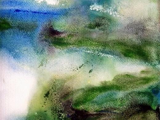水彩《旅途》 作者:果酱女王-俞果