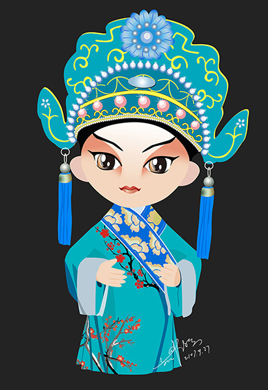 生旦净末丑(粤剧人物设计)