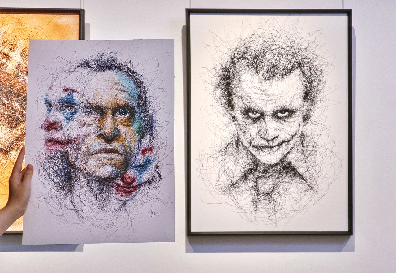 the joker 杰昆小丑 | 飞线涂鸦