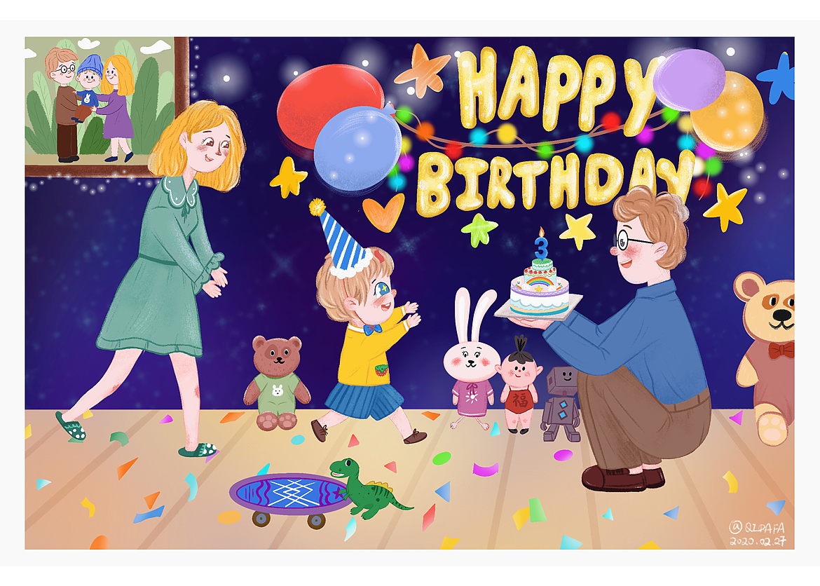 近期手绘儿童插画合集