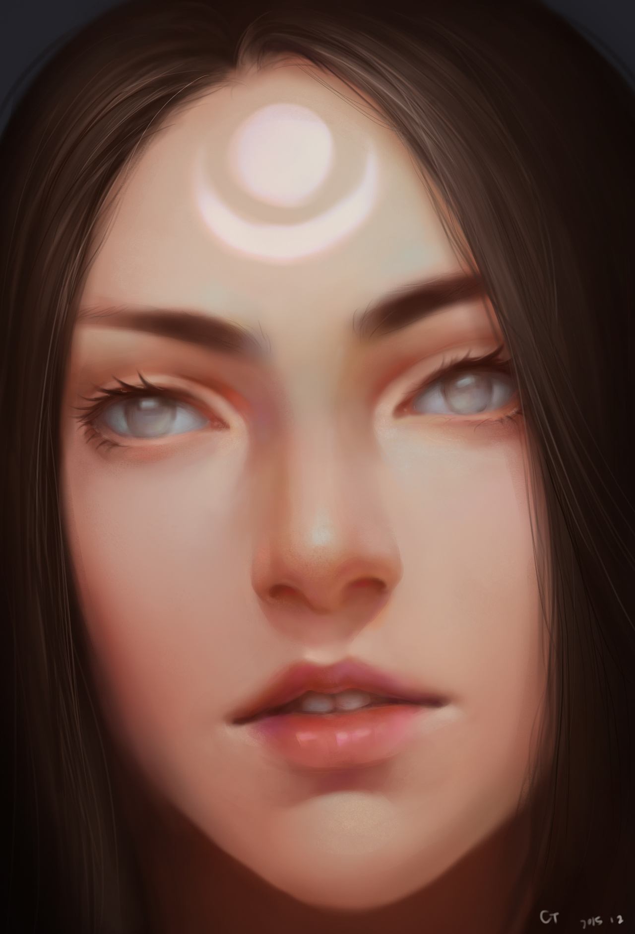 LOL 皎月女神|插画|插画习作|Consent - 原创作