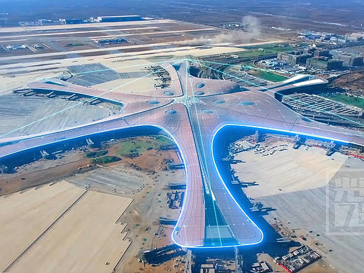 北京大兴机场特效包装