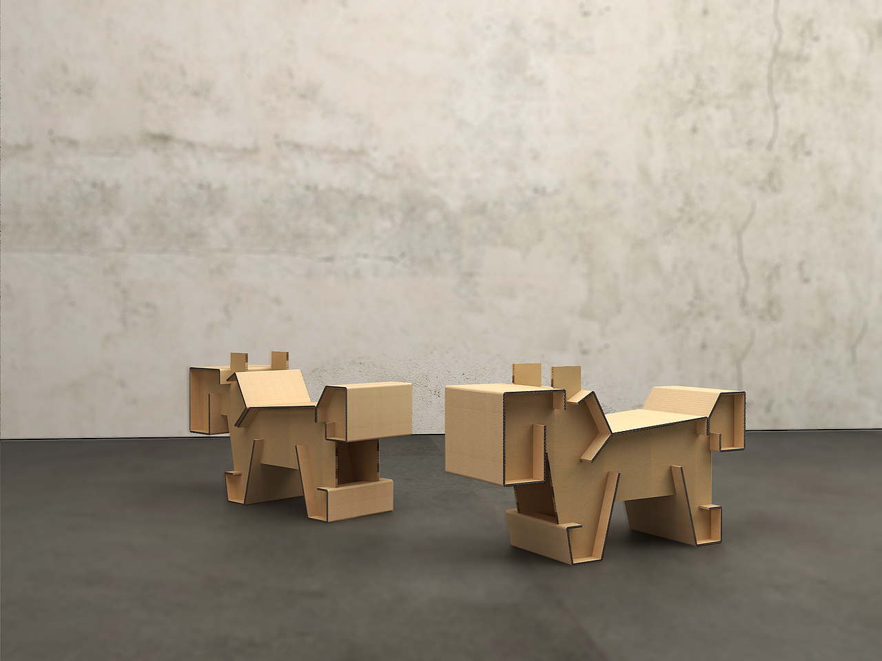 为了更真实,把纸板的横截面效果也做了出来