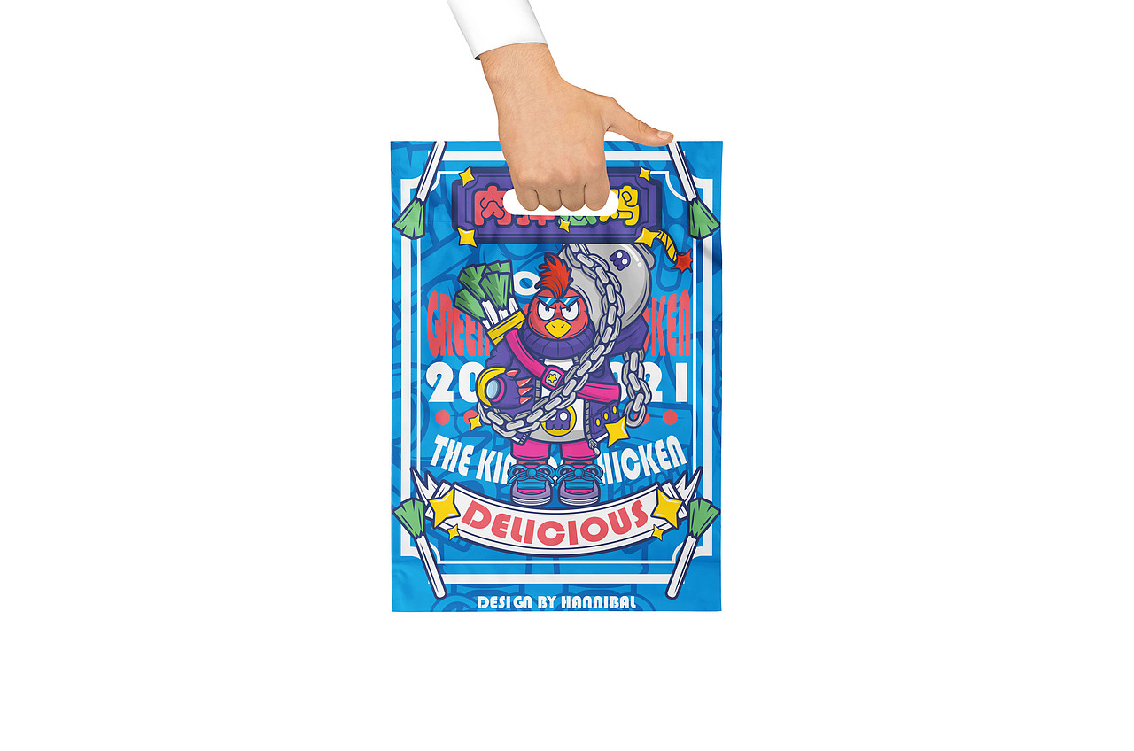 潮流插画-肉弹葱鸡（图ZMjUyODI4MjQ0） - 创作习作 - 站酷设计师汉尼拔头发原创素材 - 站酷ZCOOL