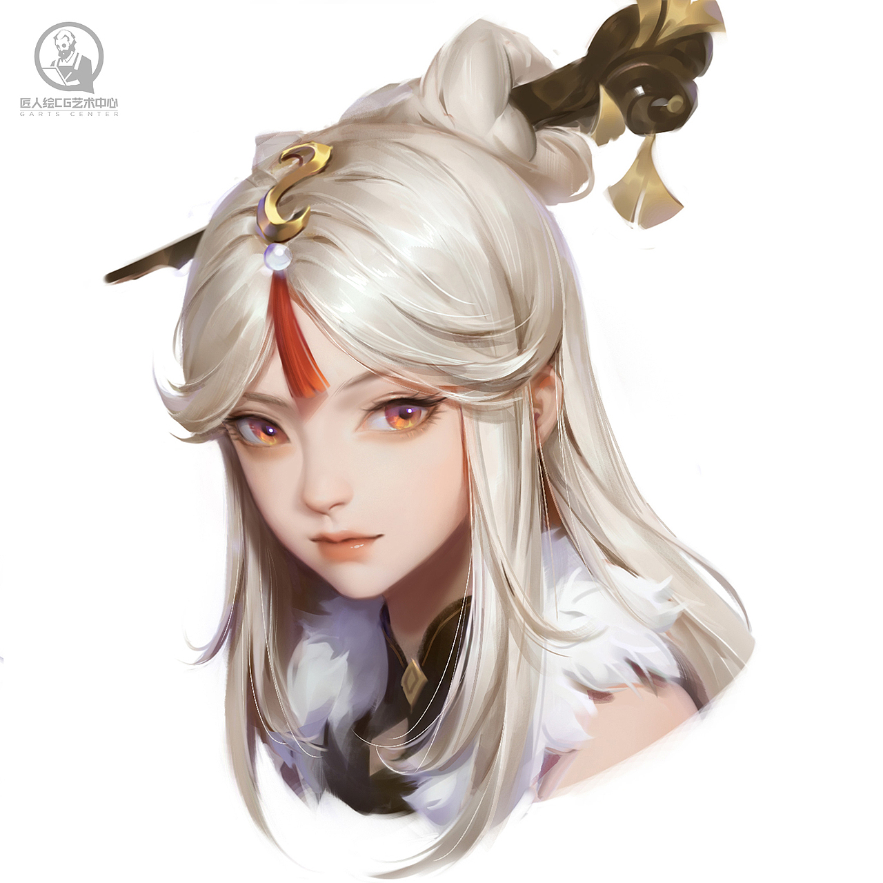 匠人绘美宣班第7期学生女性头像作业节选