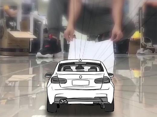 实拍与动画结合的小demo