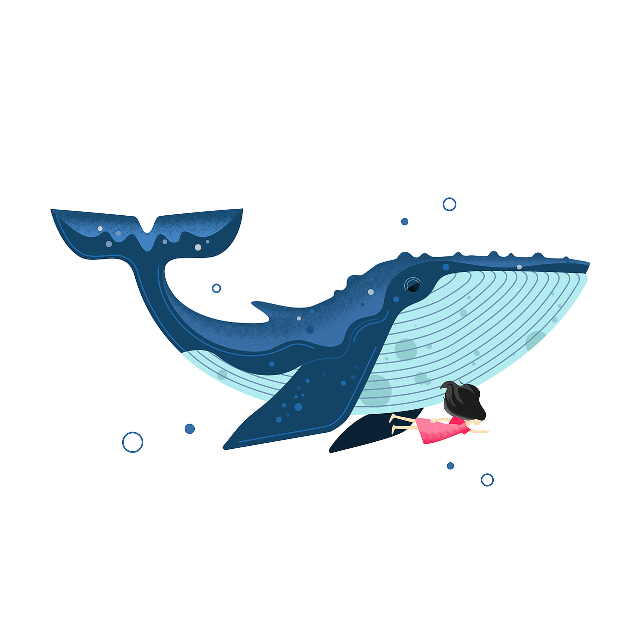 鲸|平面|图案|fc3s_原创作品-站酷zcool