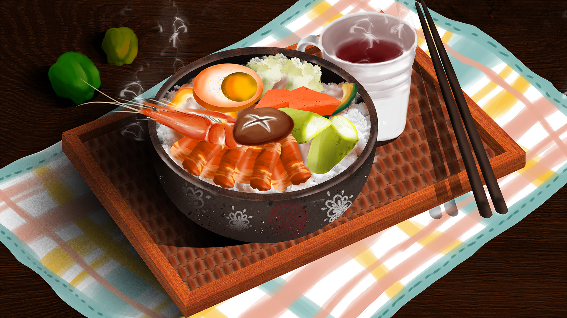 好吃的食物练习|插画|商业插画|poppy0702 - 原创作品 - 站酷 (zcool)