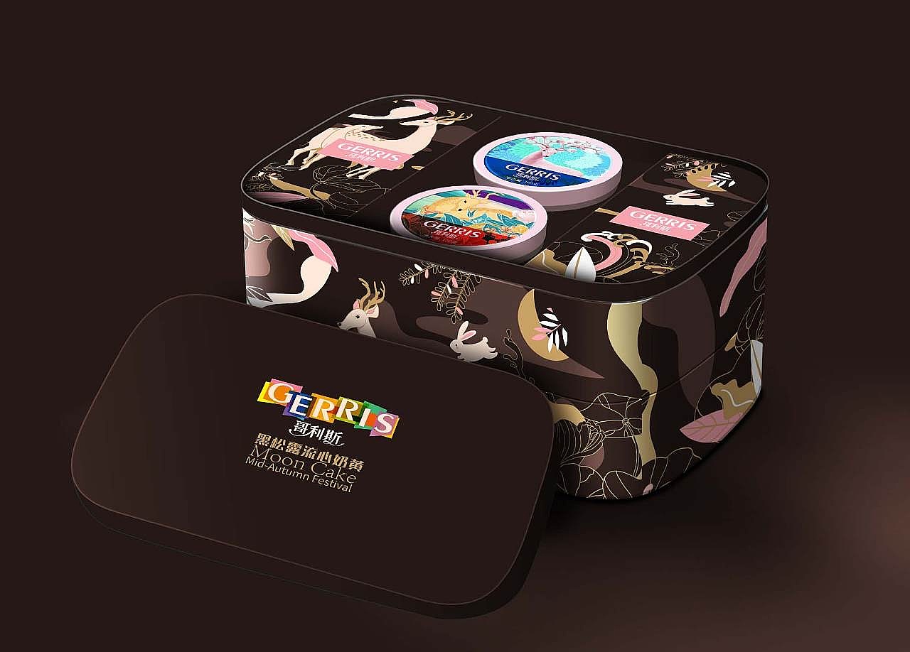 广州巨灵设计-2021香港哥利斯月饼包装设计方案