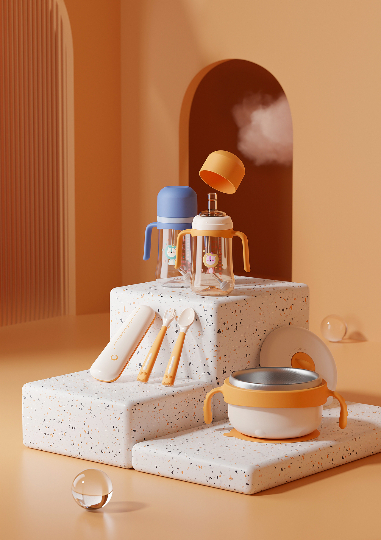 【产品渲染】母婴类