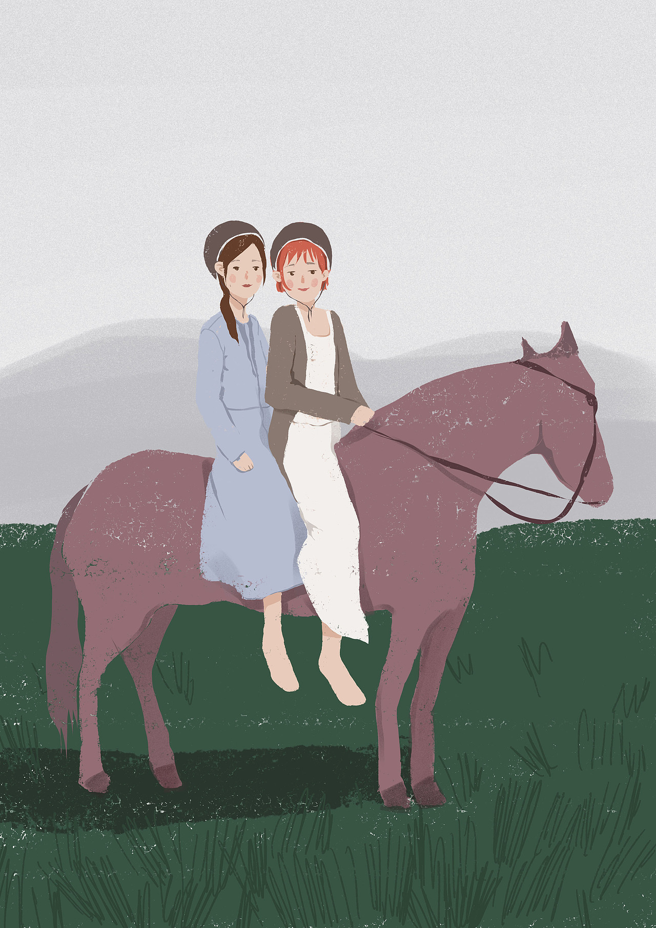 一个像夏天一个像秋天