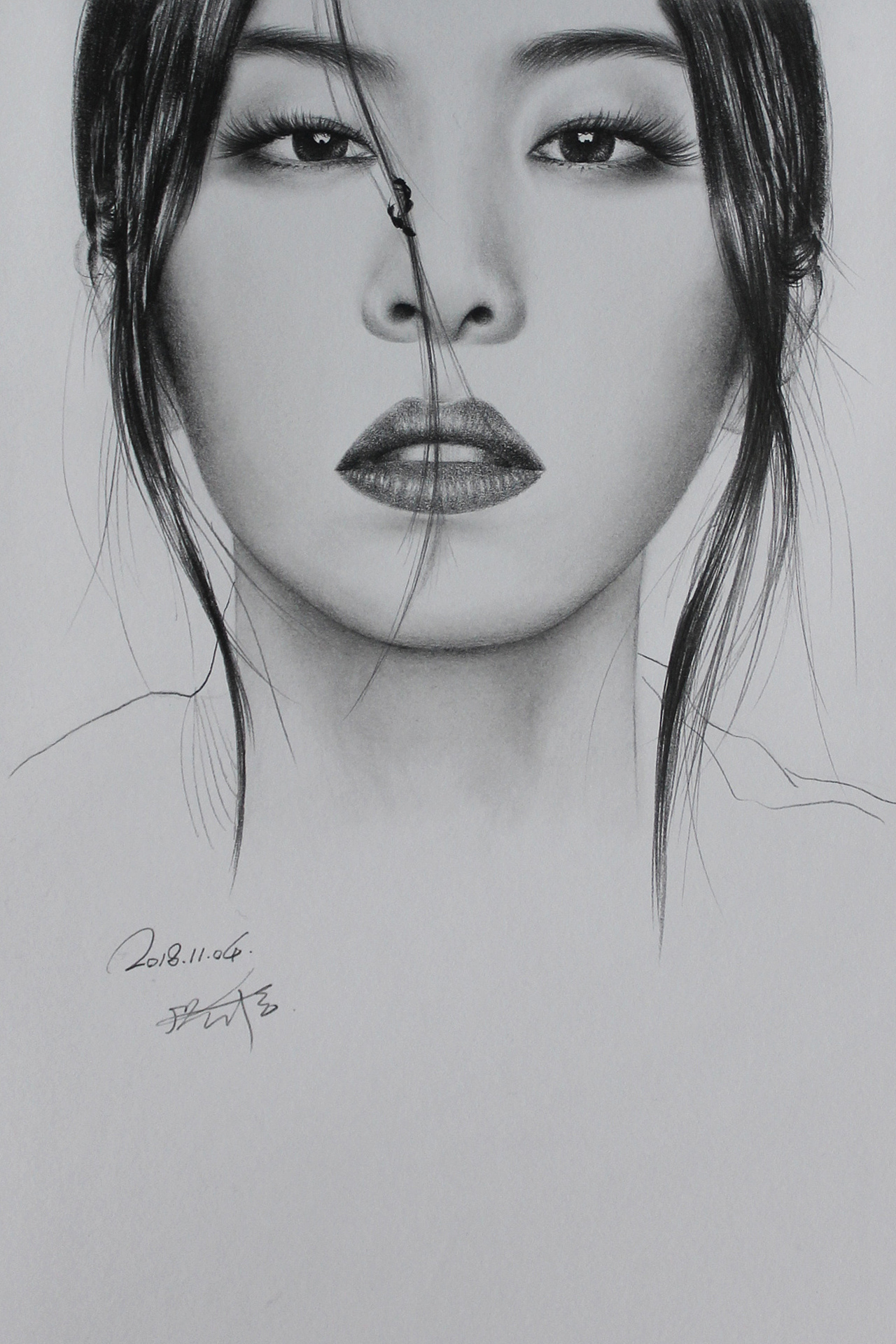 素描作品-明星②