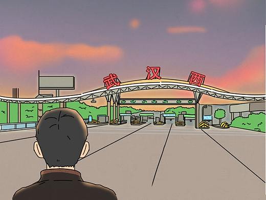 “徒步50公里，我要回武汉送外卖。”