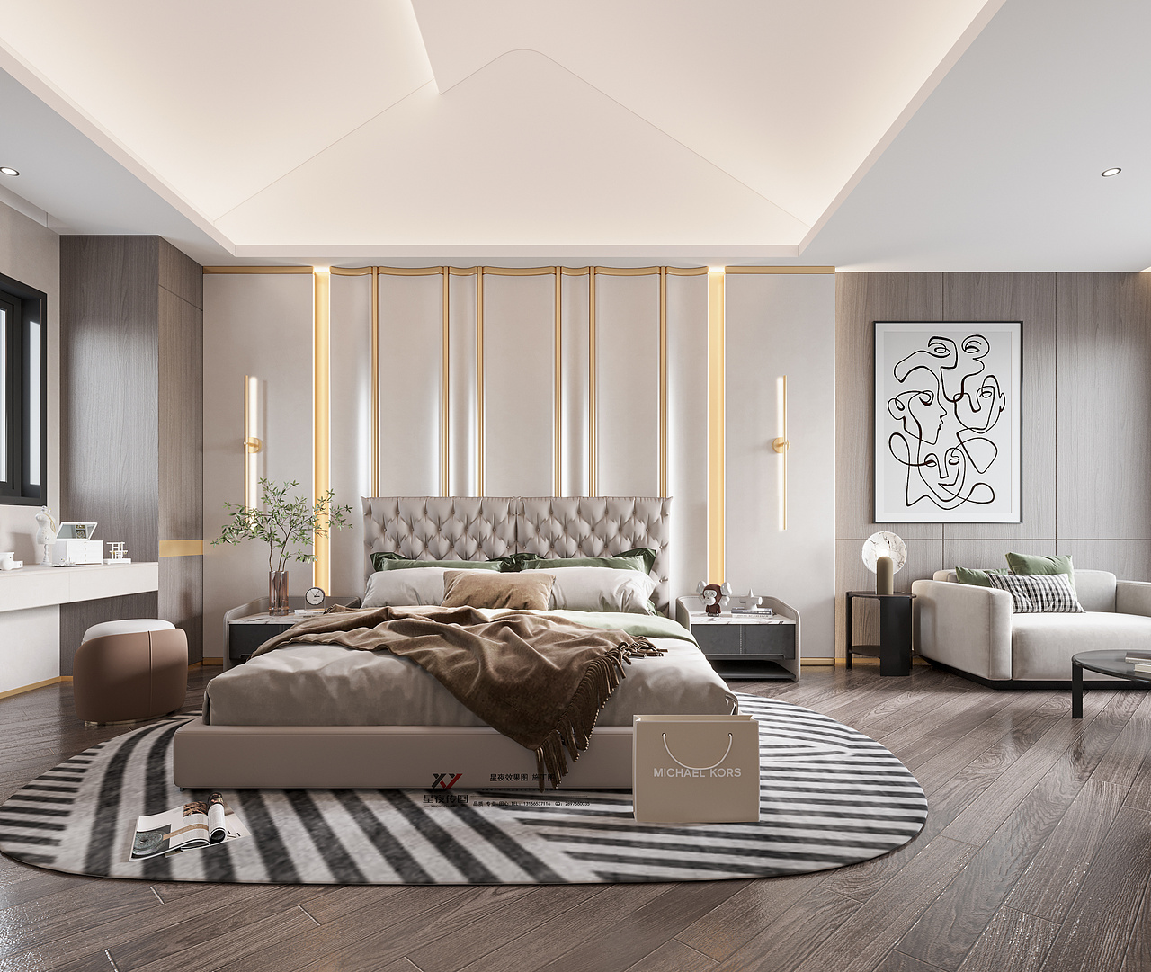 混搭法式复古——优化生活动线,营造别致复古氛围感。