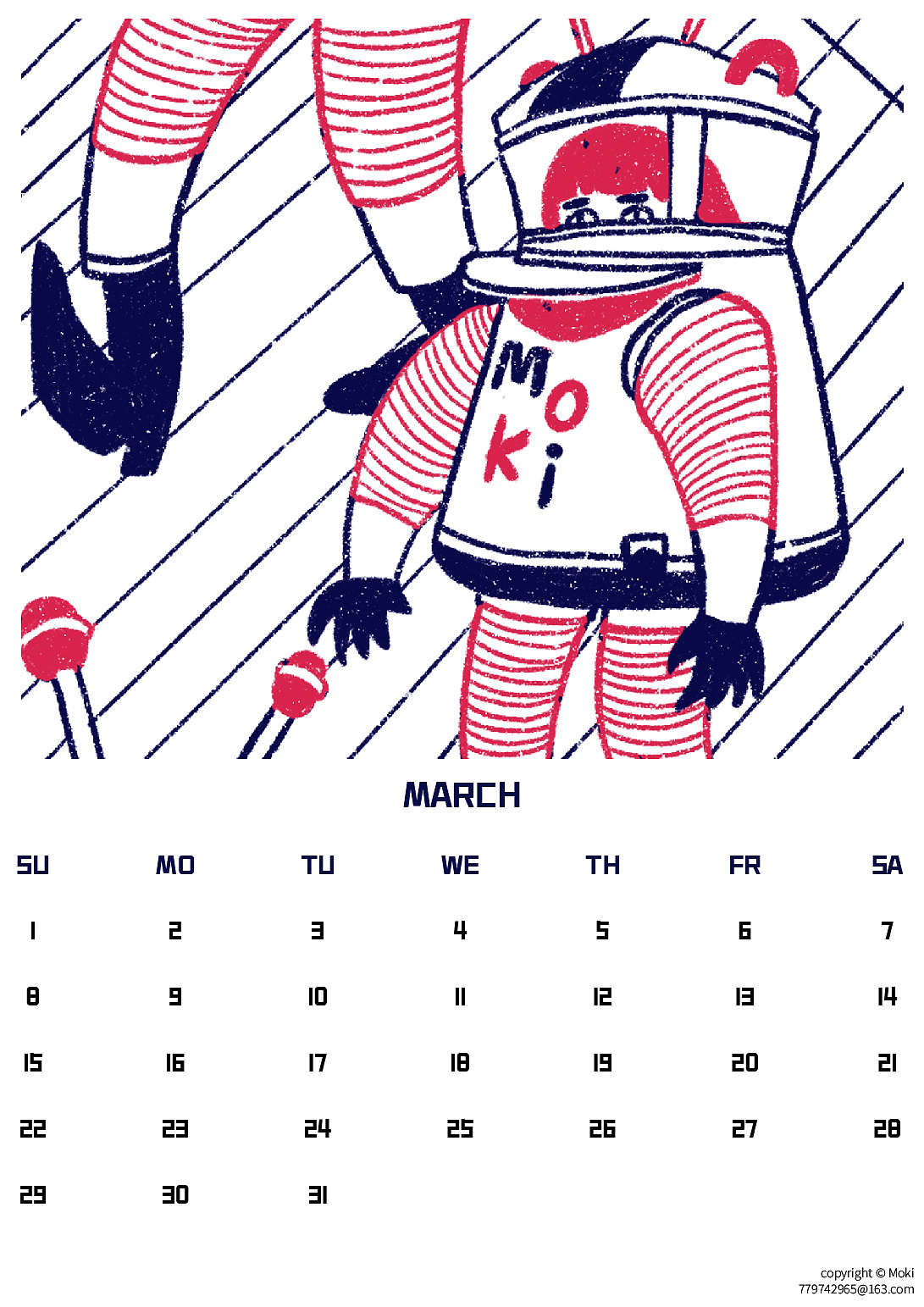 Drifting Body Calendar_漂浮的2020日历平面书装/画册Moki_hiya 原创作品 站酷 (ZCOOL)