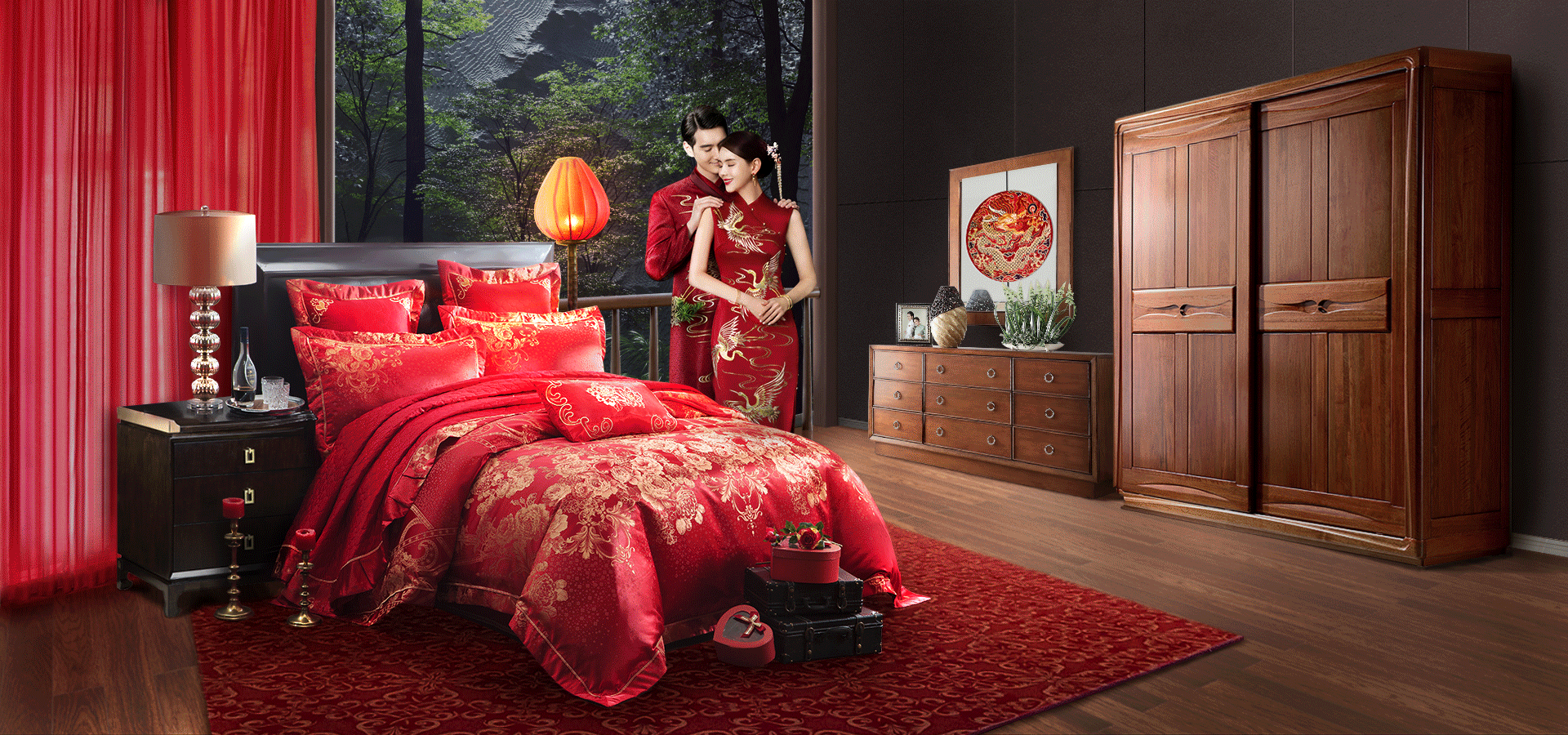 雨兰家纺新形象页面（多合成海报）