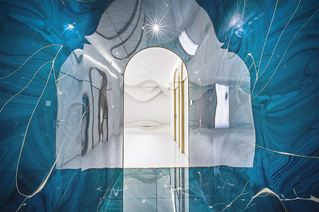 《羽辰”美容会所设计》成都美容会所设计公司（图ZMjkwMDMxNTA0） - 商业空间设计 - 站酷设计师六器设计原创素材 - 站酷ZCOOL