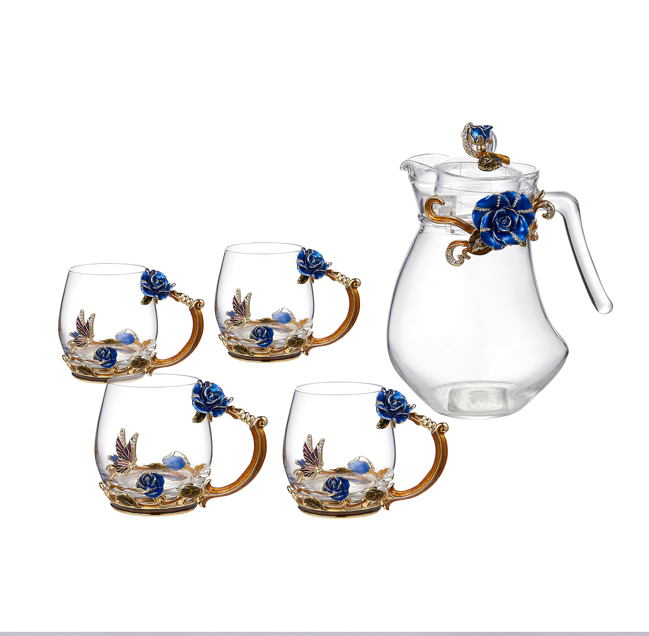 精美功能器皿饰品(纸巾盒杯子烟灰缸酒架醒酒器果盘)