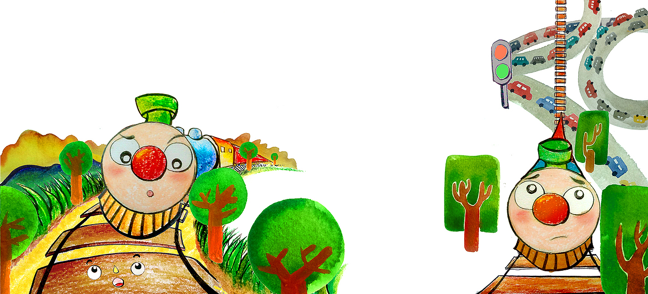 火车就要飞起来（图ZMTAyOTc4MDA4） - 儿童插画 - 站酷设计师马小鳗原创素材 - 站酷ZCOOL