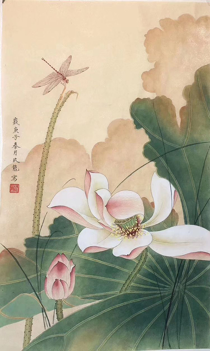 青年工笔画家范九龙作品欣赏