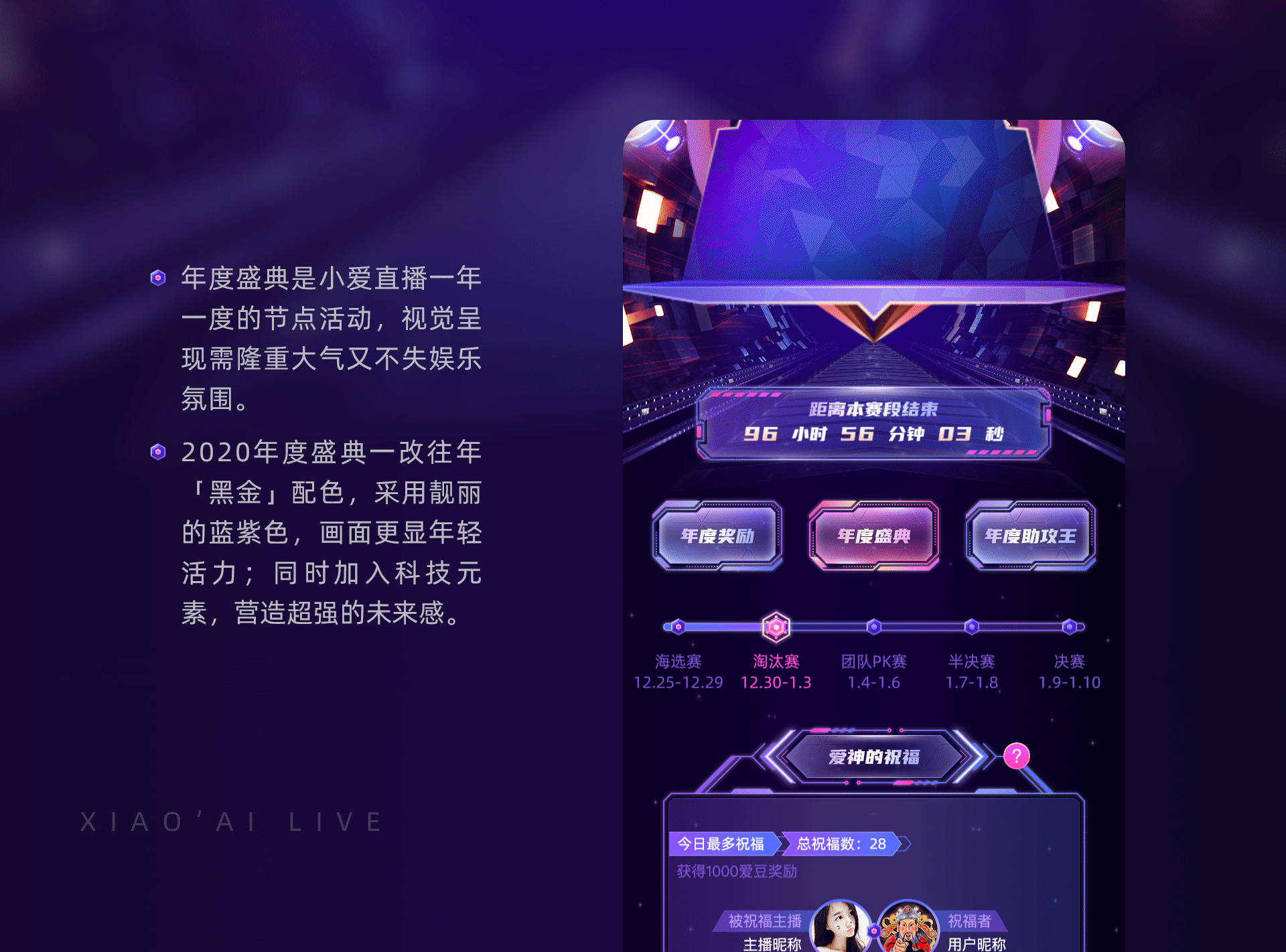 【小爱直播】社交APP 工作总结（图ZMjcyOTQ4OTk2） - APP界面 - 站酷设计师瑞比特_原创素材 - 站酷ZCOOL